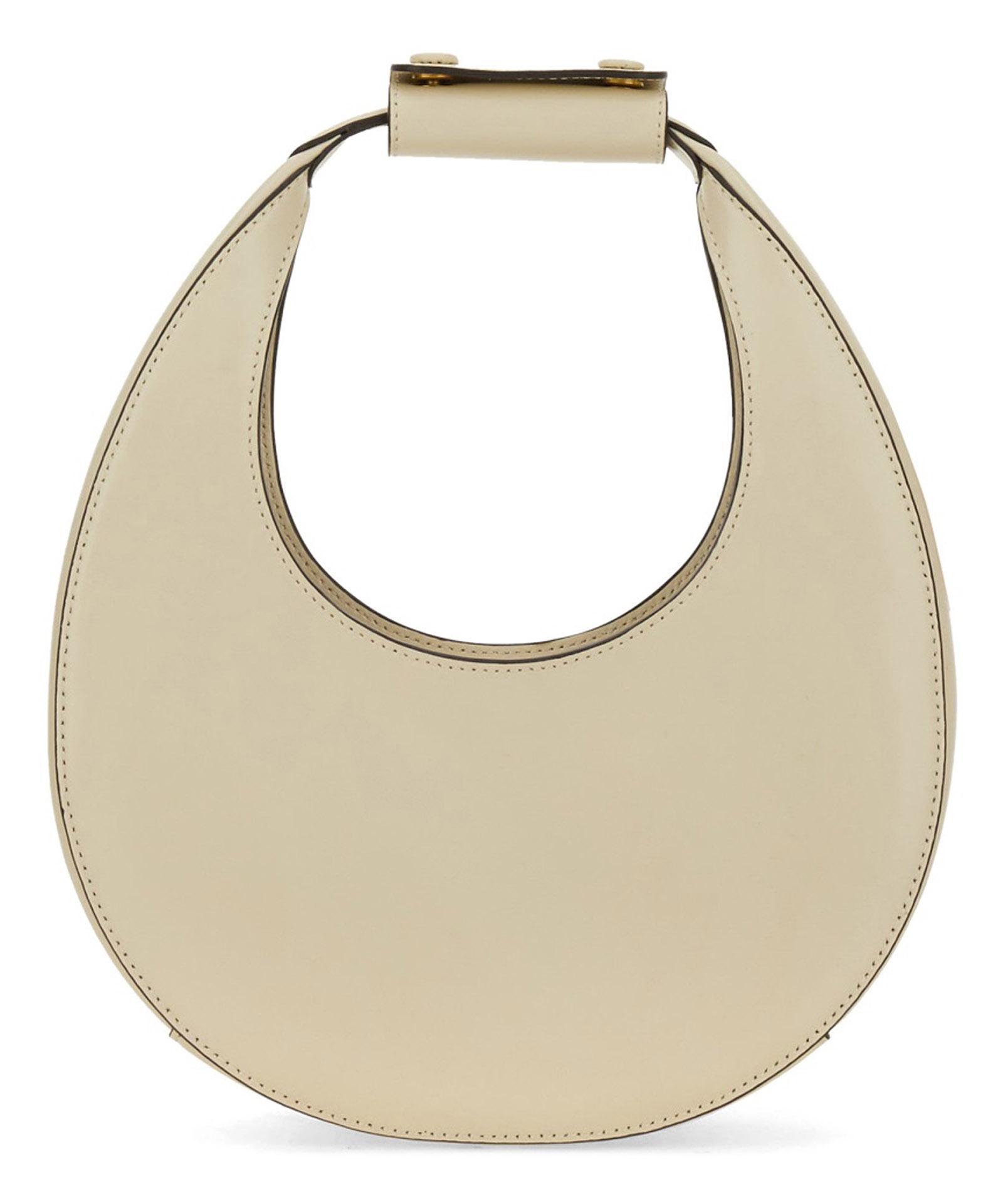 STAUD Moon Mini Handbag In Beige Product Image