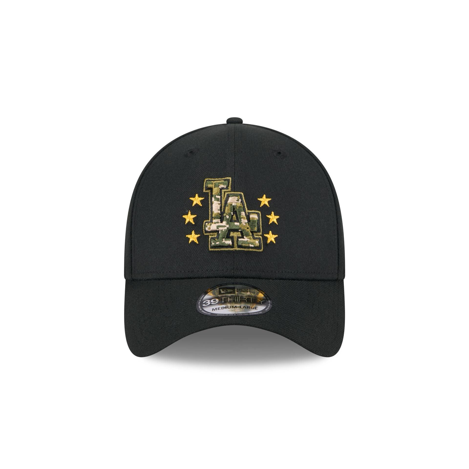 Los Angeles Dodgers Armed Forces Day 2024 39THIRTY Stretch Fit Hat Male Product Image