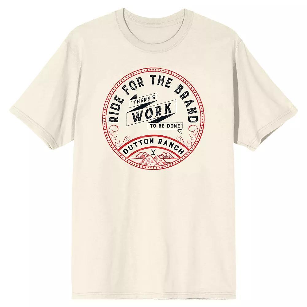 Men's Yellowstone Ride for the Brand Short Sleeve Graphic Tee, Size: XXL, White Product Image