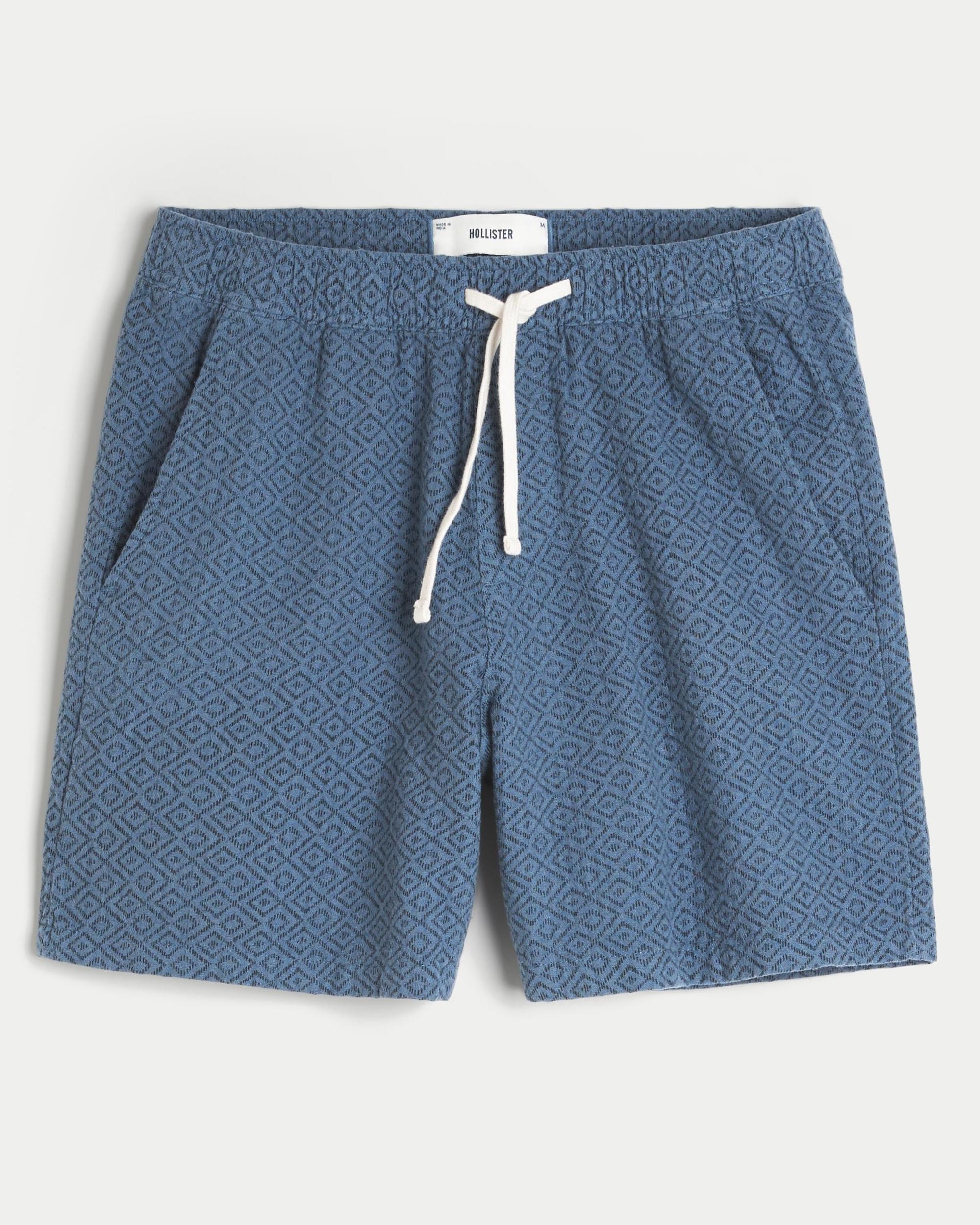 Mid-Thigh Twill Pull-On Shorts Product Image