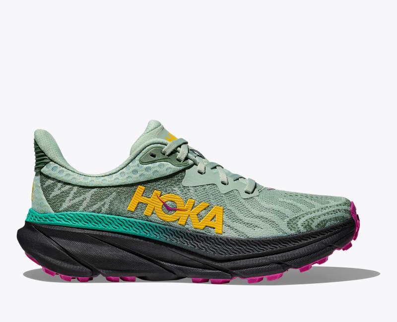 HOKA Womens Challenger 7 Shoes in Black/Black, Size 12 Product Image