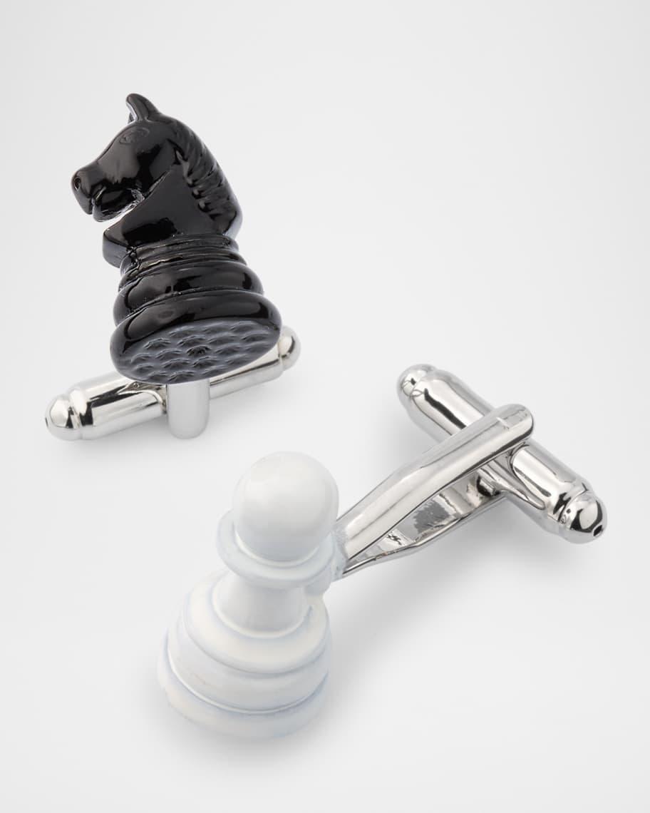 Men's Chess Piece Cufflinks Product Image