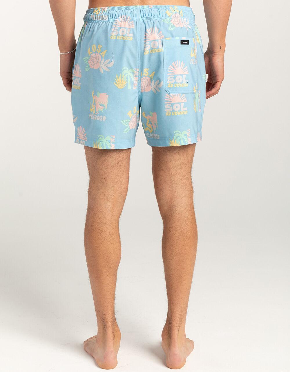 RSQ Mens Baja 5" Swim Shorts Product Image