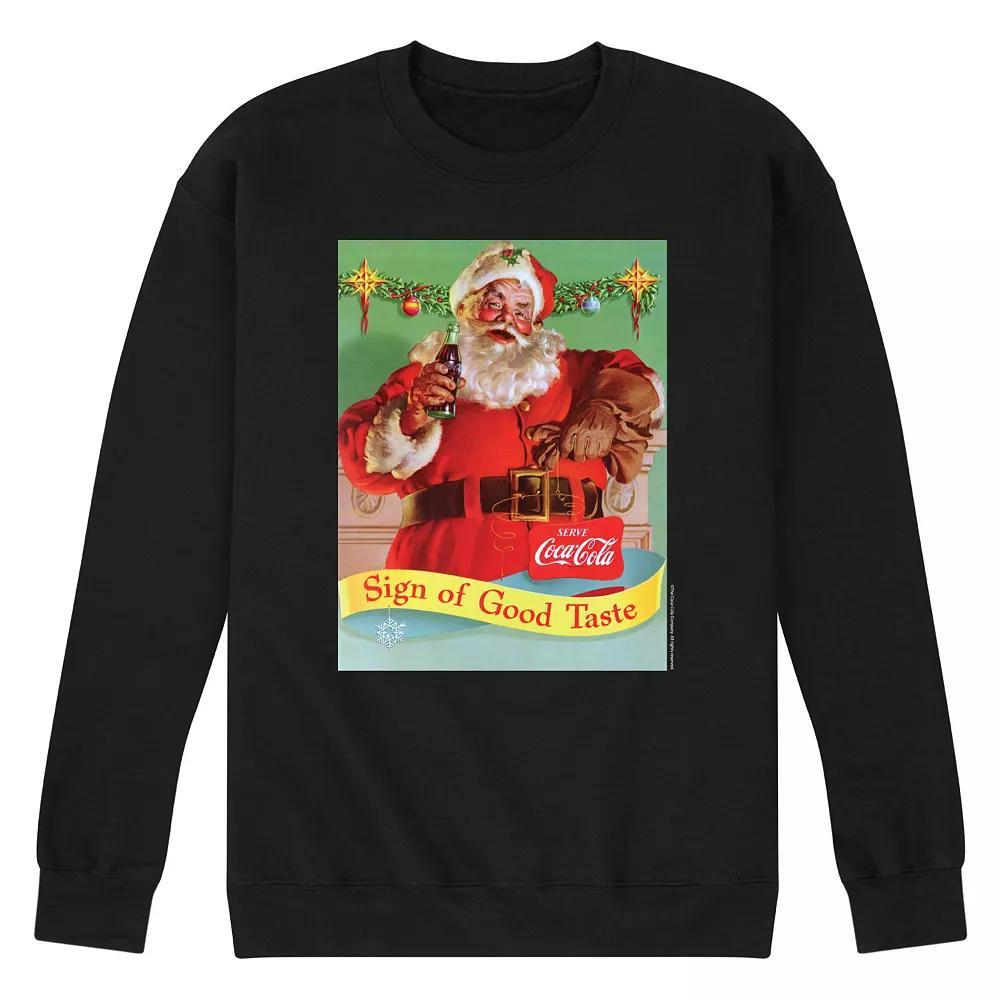 Men's CocaCola Sip Of Good Taste Sweatshirt,  Product Image