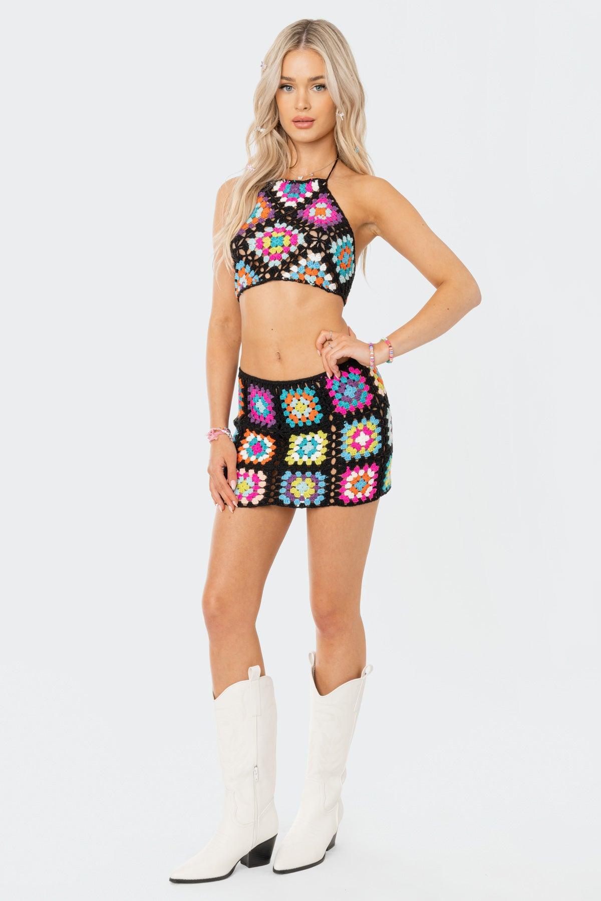 Crochet Crush Halter Top Product Image