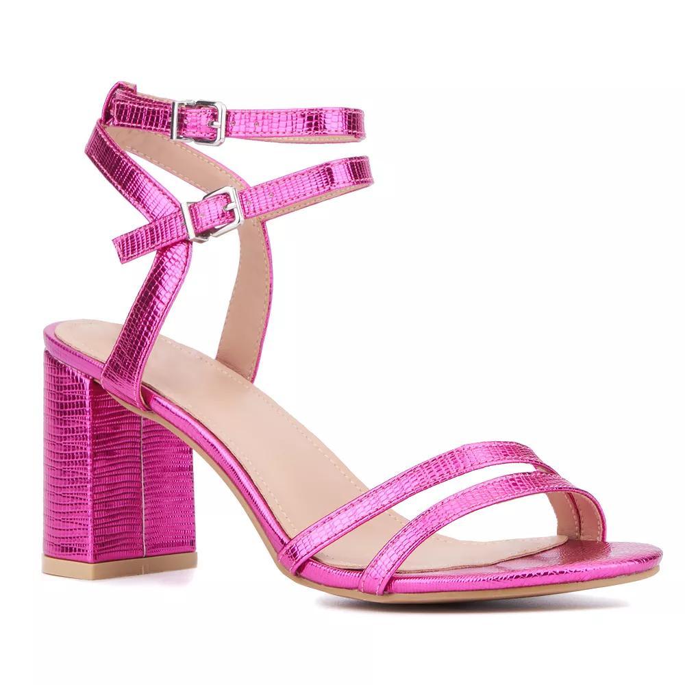 New York & Company Laina Women's Block Heels, Size: 8.5, Pink Product Image