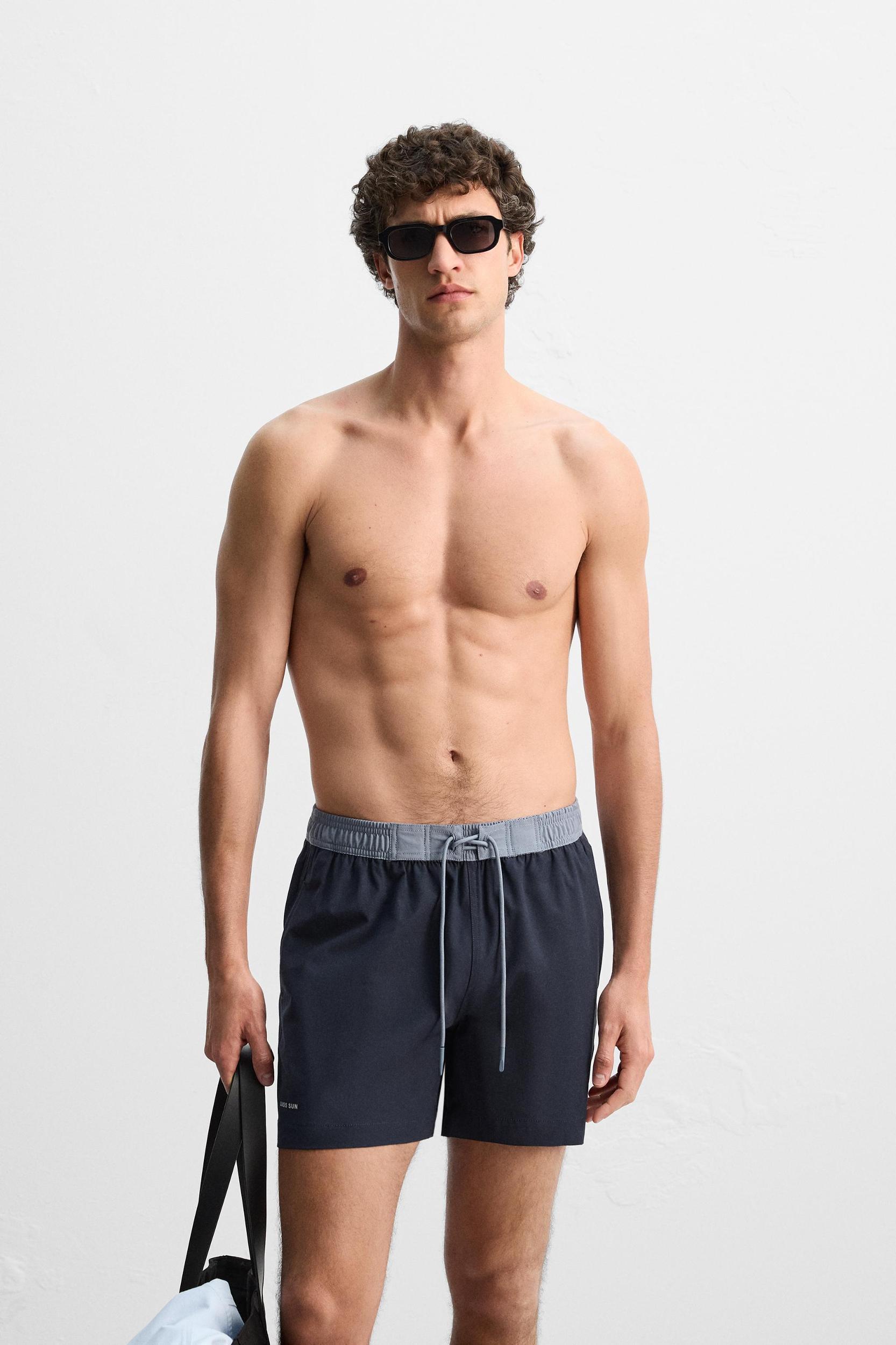 CONTRAST REGULAR SWIMSUIT Product Image