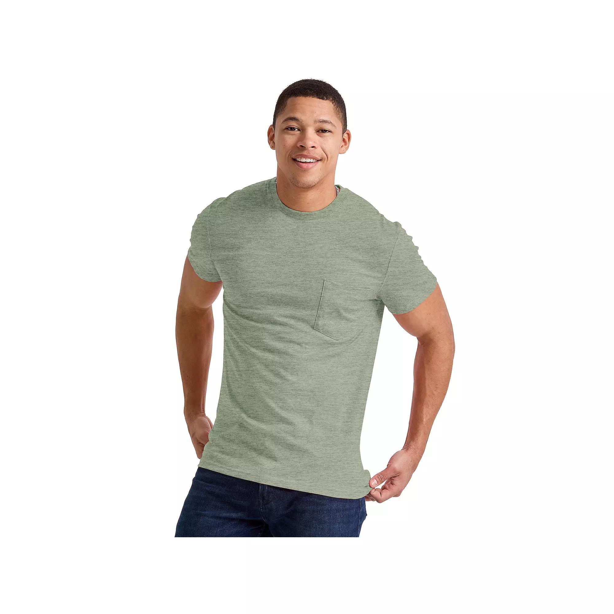 Mens Hanes Originals Tri-Blend Jersey Pocket Tee Product Image