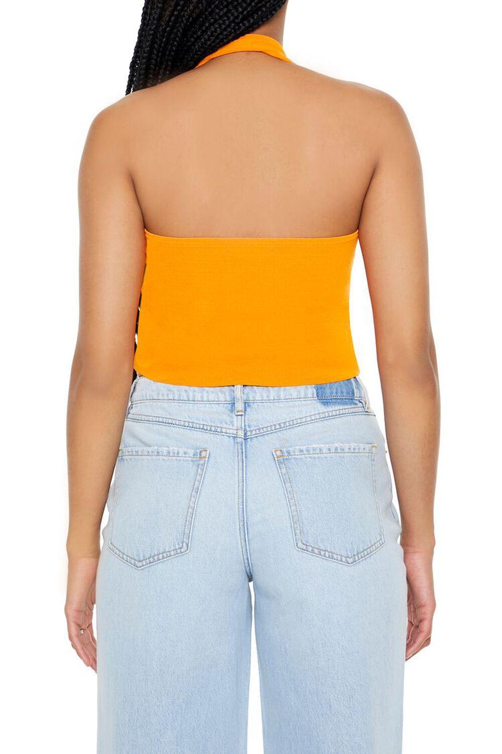 Sweater-Knit Halter Crop Top | Forever 21 Product Image