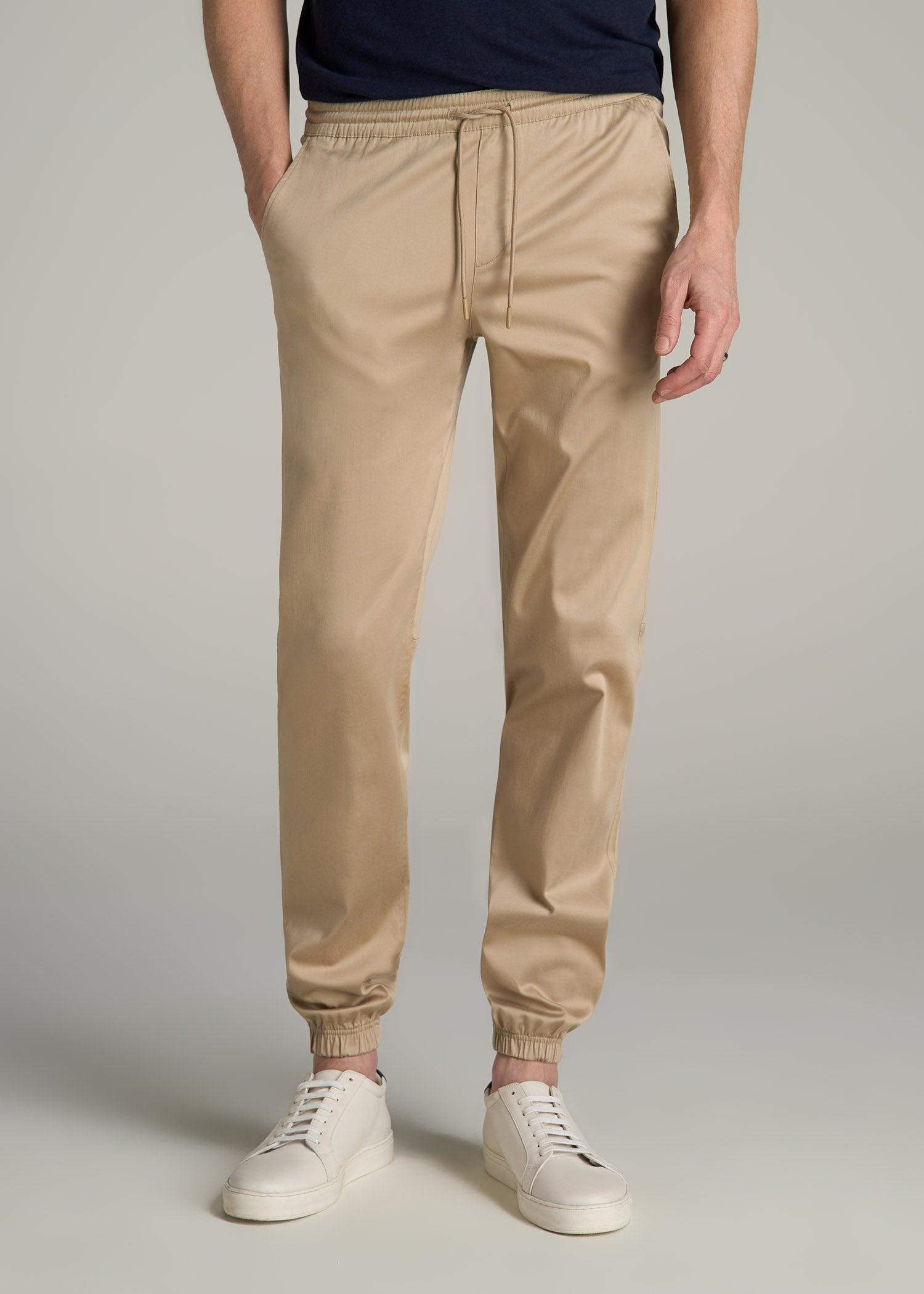 Stretch Twill Tall Men's Jogger Pants in Nutshell Product Image