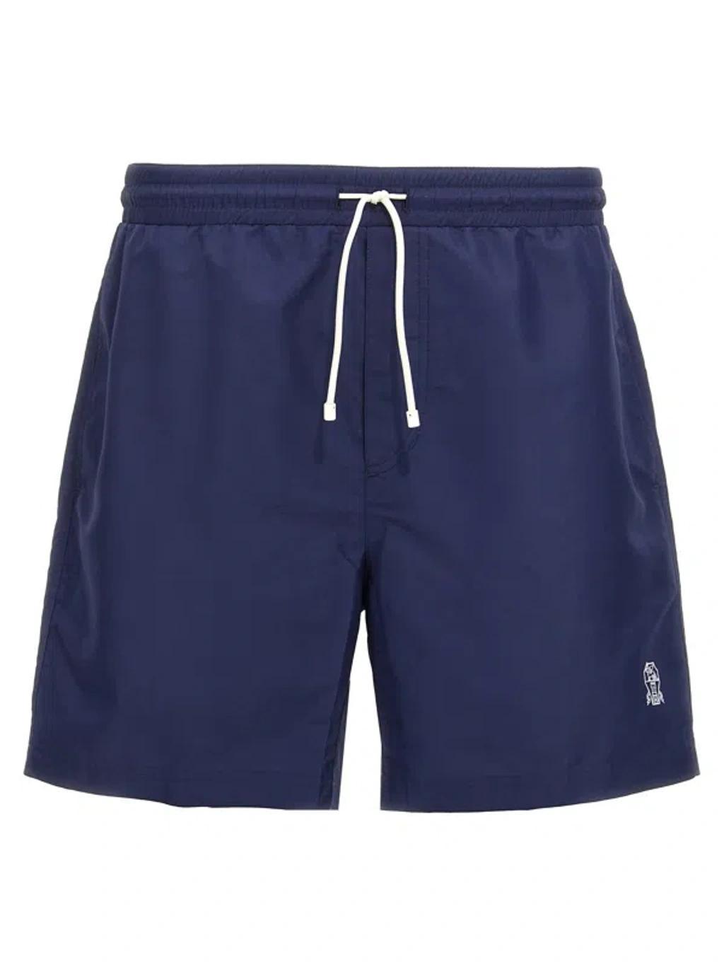 BRUNELLO CUCINELLI Beachwears In Bleu_marine Product Image