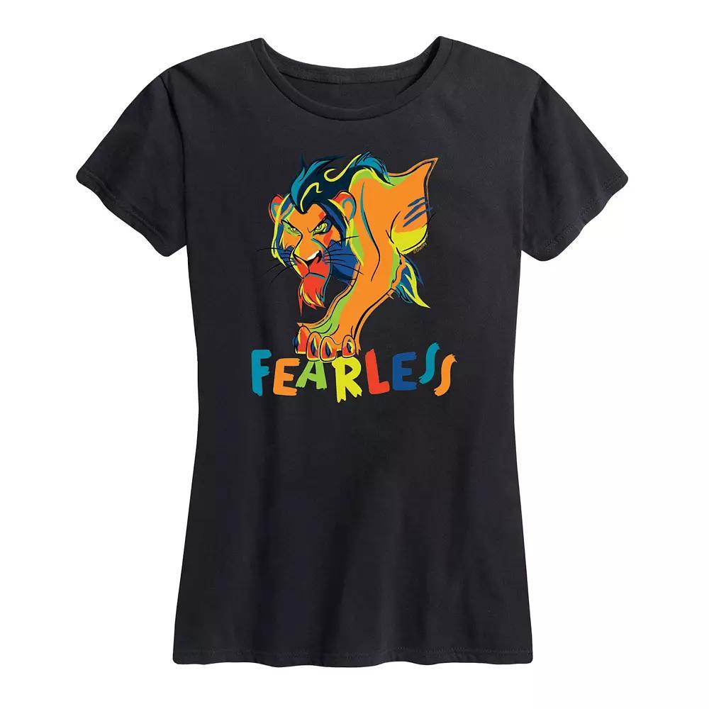 Disney's Lion King Scar Women's Fearless Graphic Tee,  Product Image