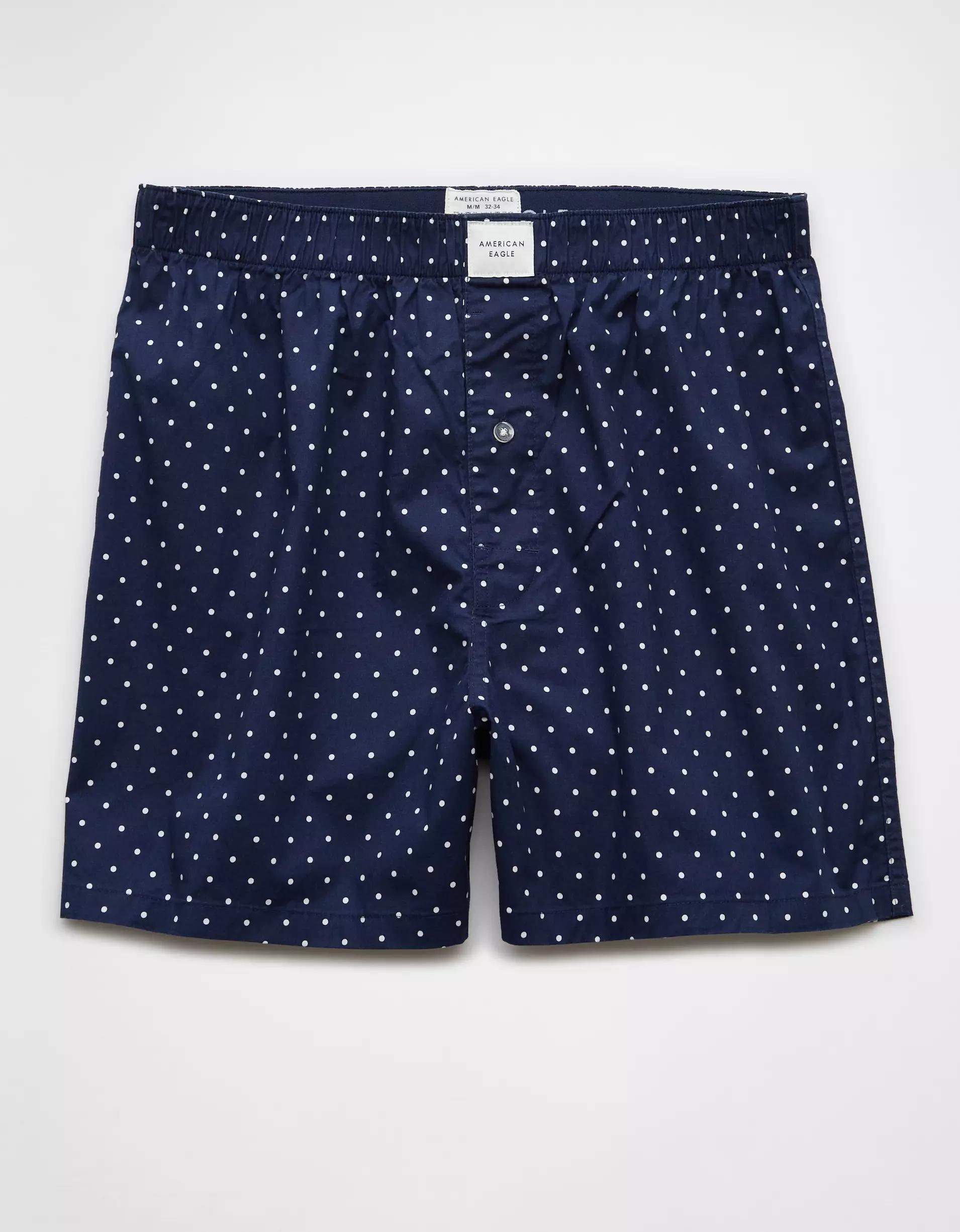 AEO Men's Checkerboard Satin Pocket Boxer Short Product Image