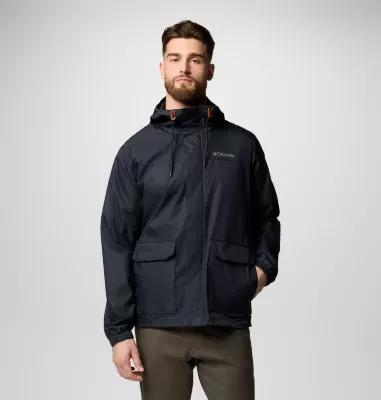 Men's Columbia The Drizz Omni-SHIELD™ Rain Jacket, Size: XL, Black Product Image