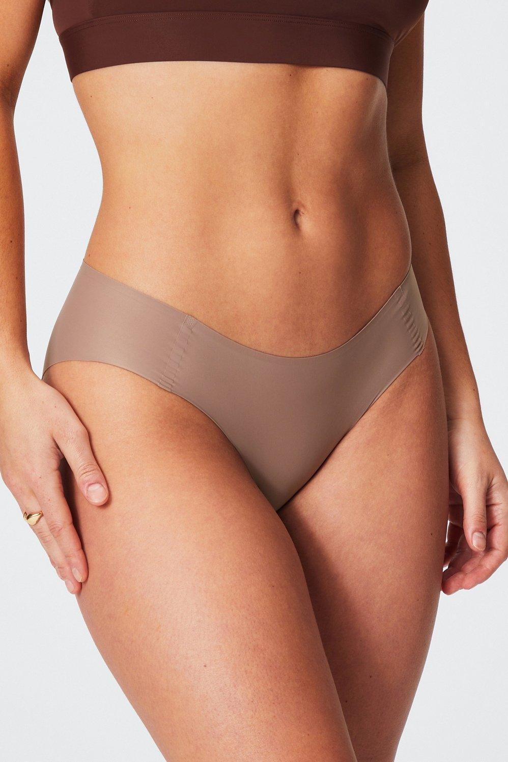 Fabletics The No Show Brief Womens Sable Size XL Product Image