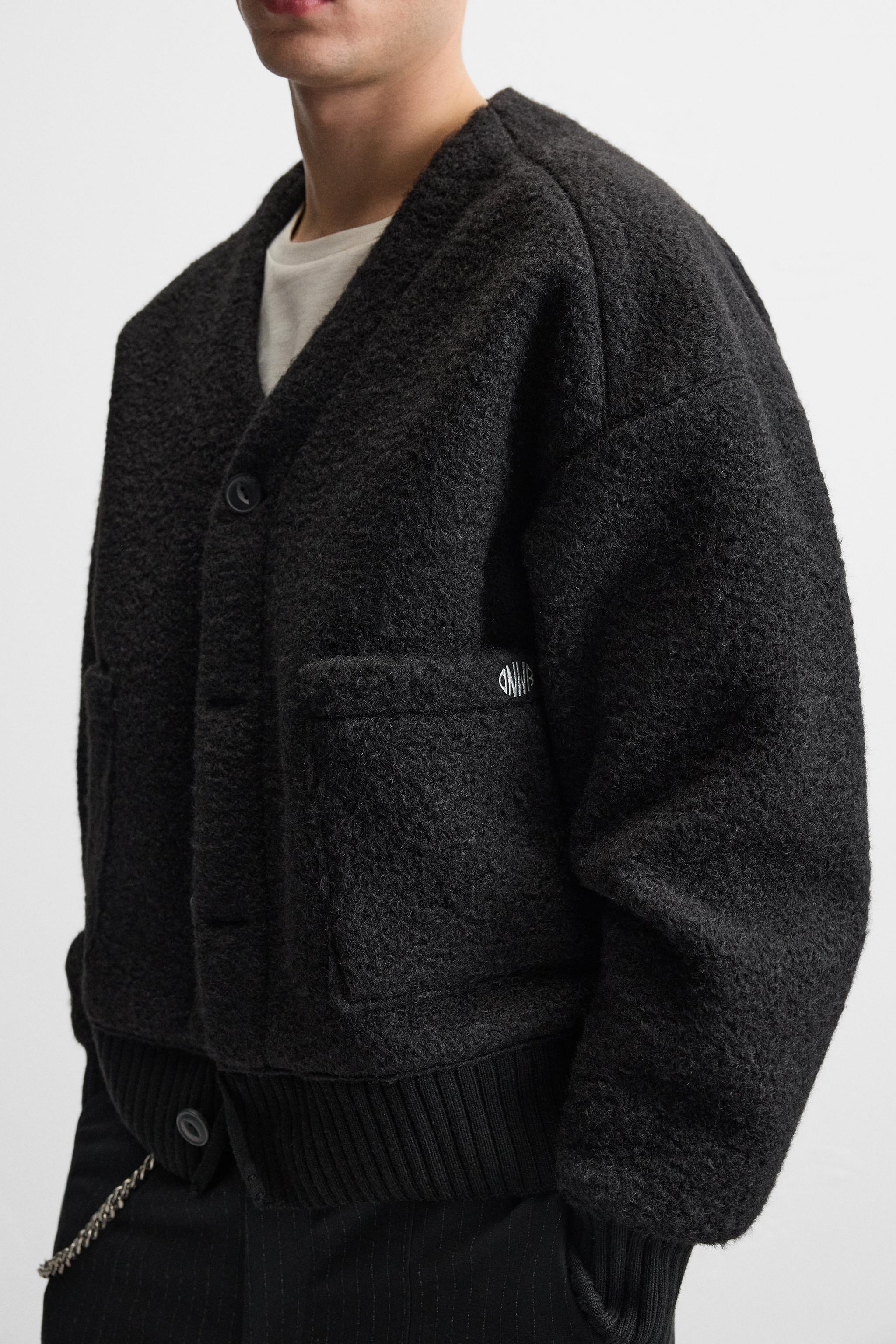 TEXTURED BOUCLÉ JACKET Product Image