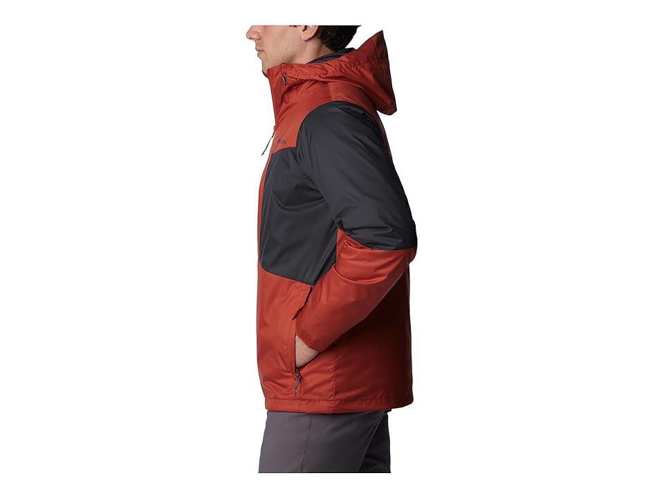 Columbia Wallowa Park Interchange Jacket (Warp Red/Shark) Men's Clothing Product Image