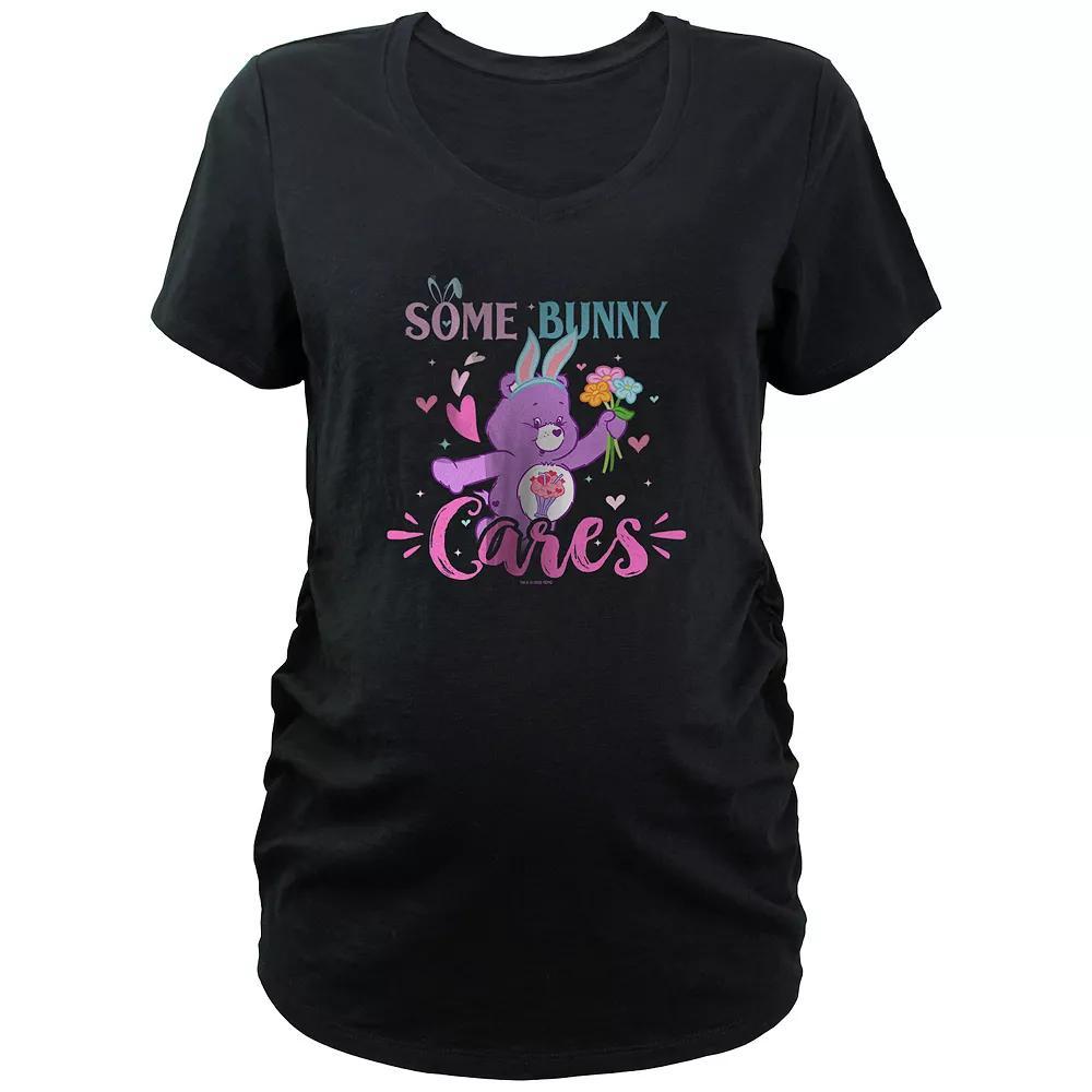 Maternity Care Bears Some Bunny Cares V-Neck Graphic Tee, Women's,  Product Image