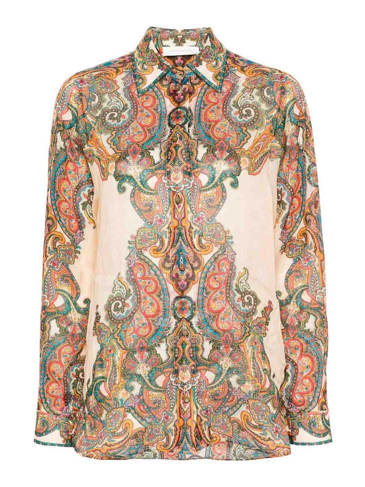 ZIMMERMANN Shirt In Multicolour Product Image