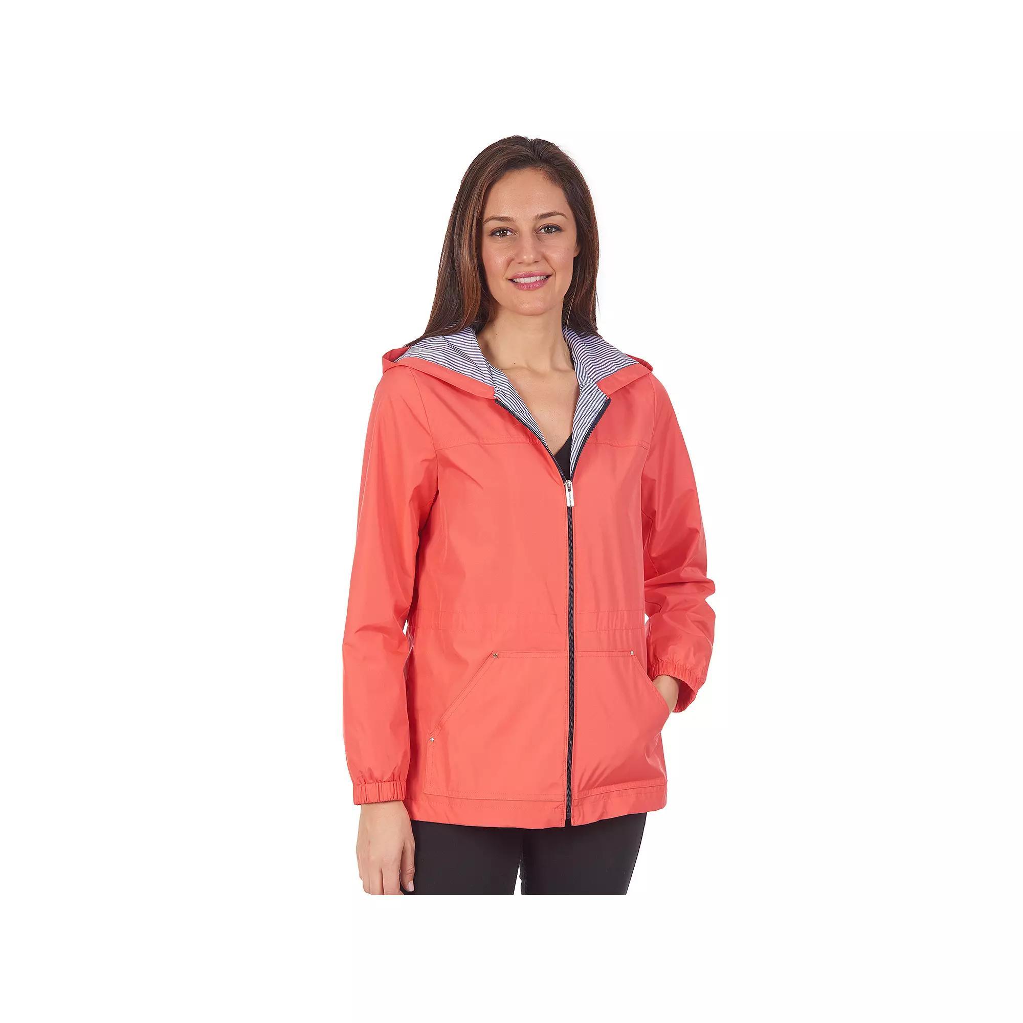 Women's Fleet Street Hooded Mesh Active Jacket, Size: Small, Pink Product Image