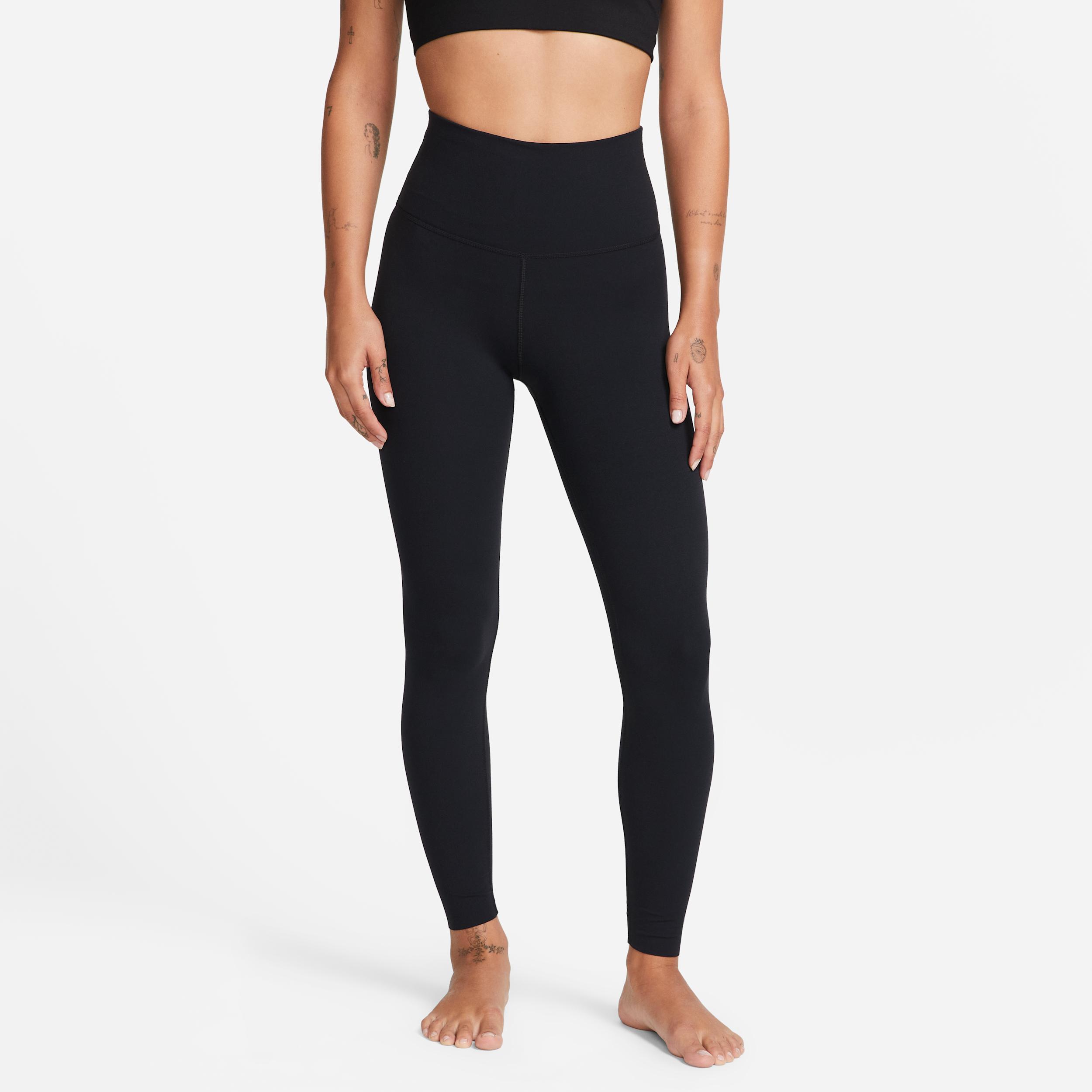 Womens Nike Yoga Dri-FIT Luxe High-Waisted 7/8 Infinalon Leggings | CJ3801-010 Product Image