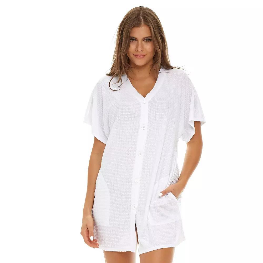Women's Jordan Taylor Waffle-Weave Swim Cover-Up,  Product Image