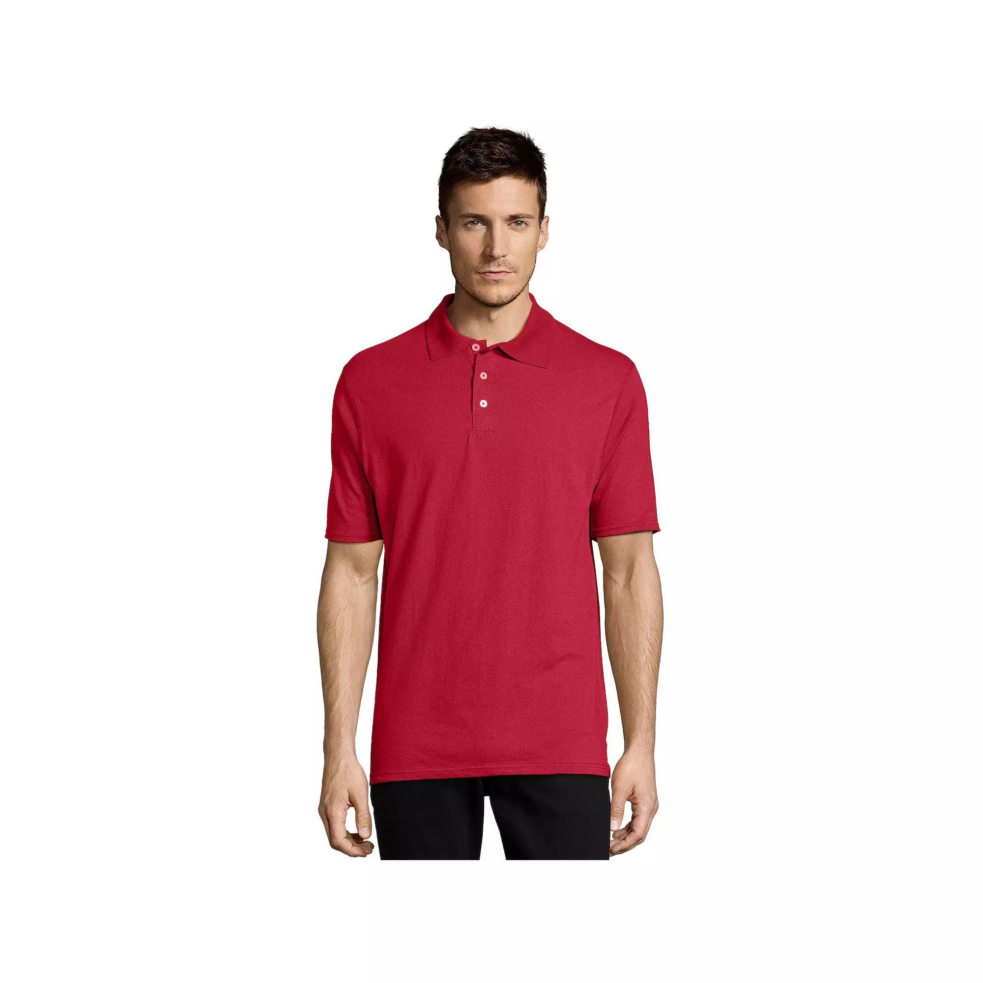 Men's Hanes® X-temp Jersey Polo,  Product Image
