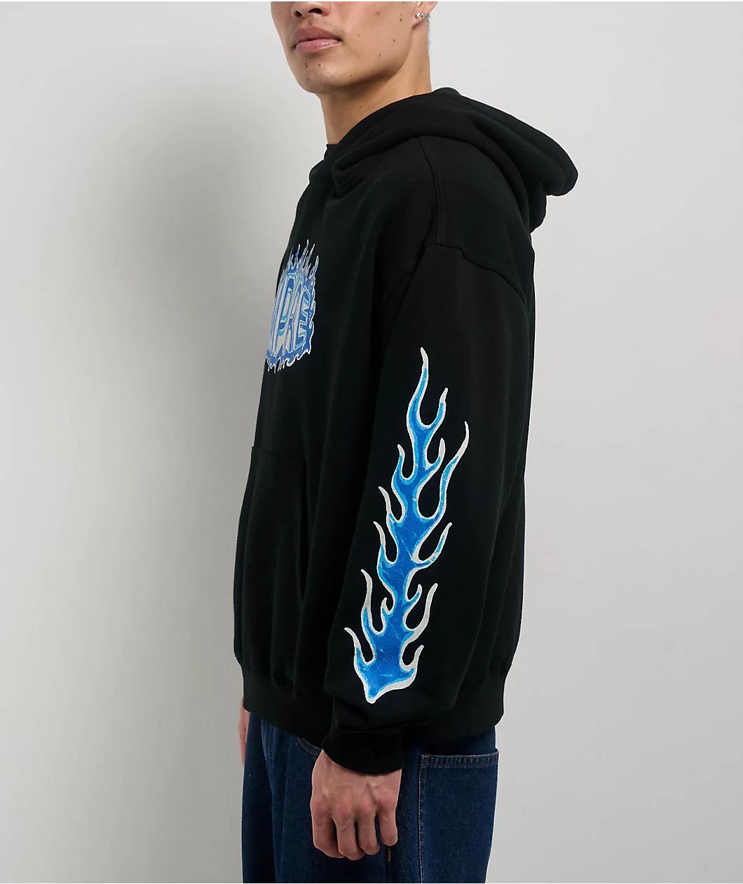 Empyre Flame Thrower Black Hoodie Product Image