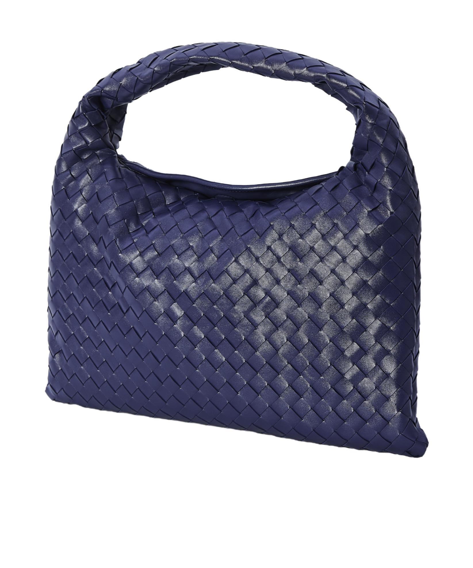 BOTTEGA VENETA Small Hop Shoulder Bag In Blue Product Image