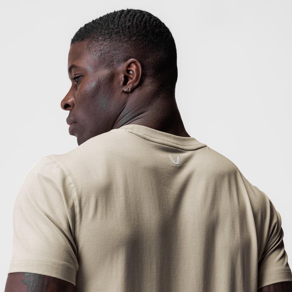 0923. Supima® Essential Tee - Sand Smoke Product Image