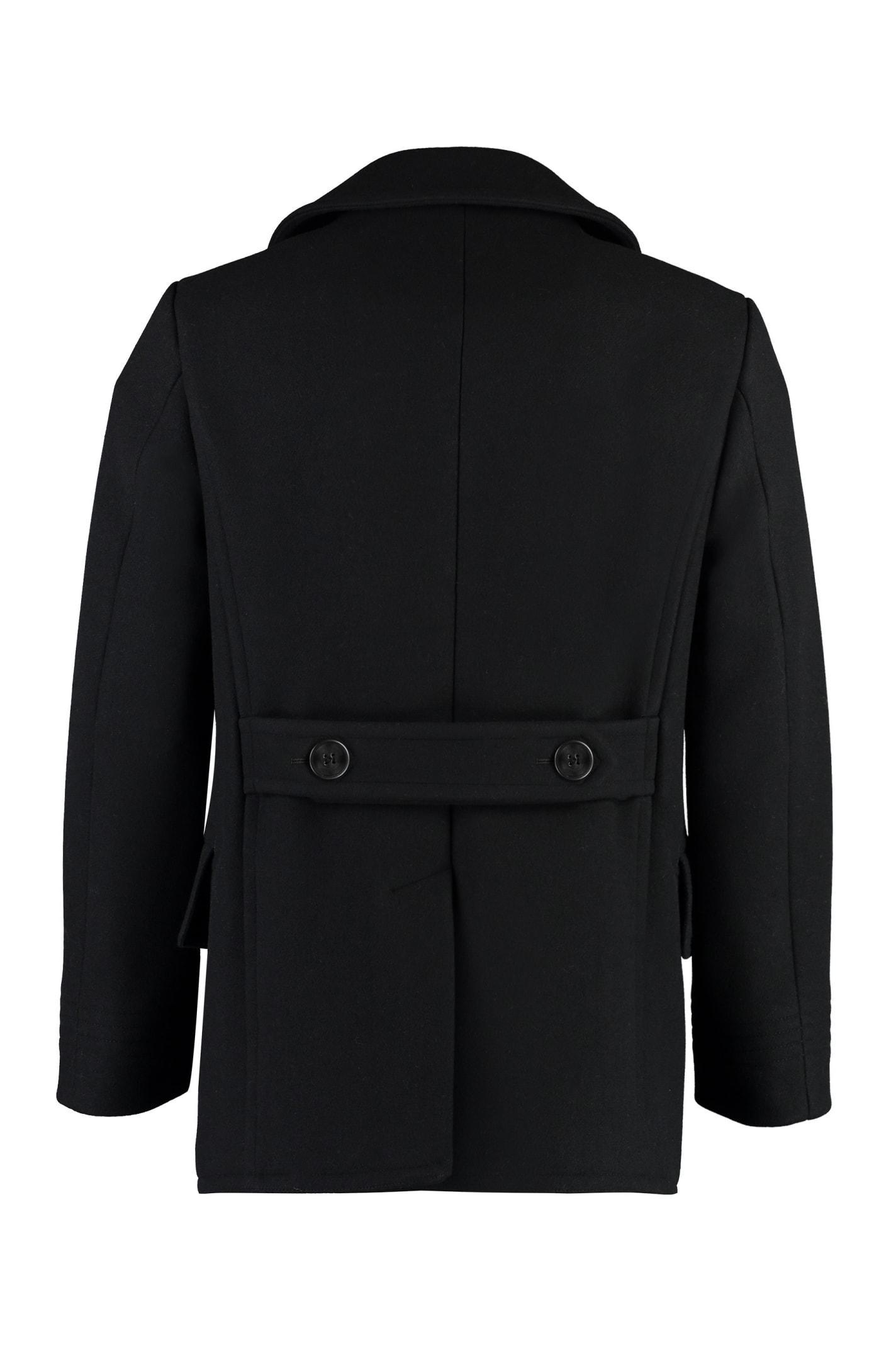 TOM FORD Wool Coat Double Breast Japan In Black Product Image