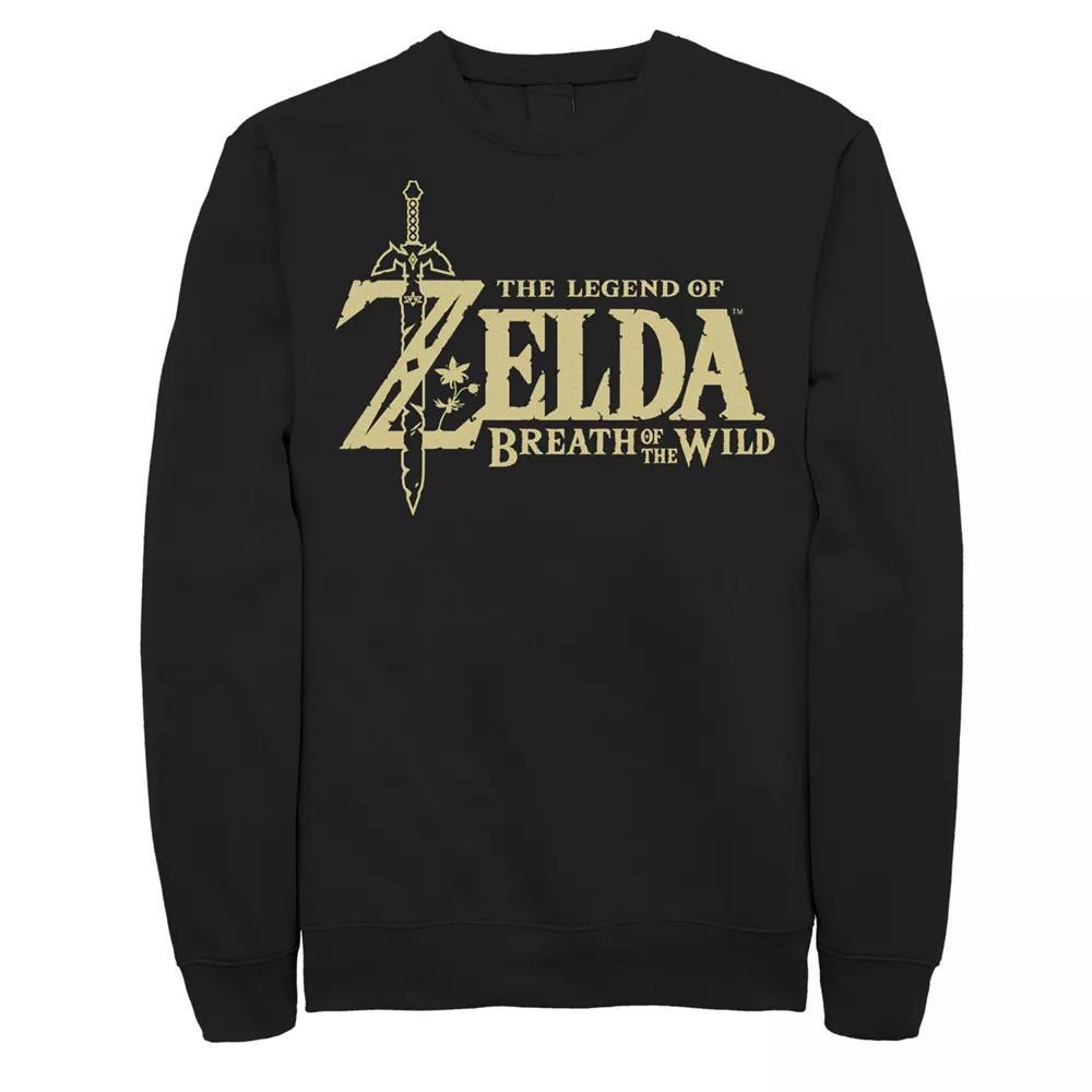 Men's The Legend Of Zelda Breath Of The Wild Title Logo Sweatshirt,  Product Image