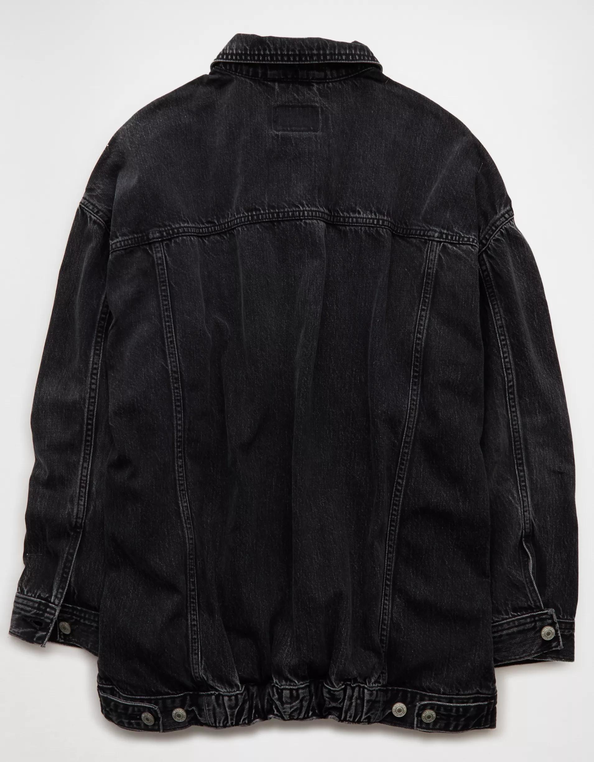 AE Oversized Boyfriend Denim Jacket Product Image