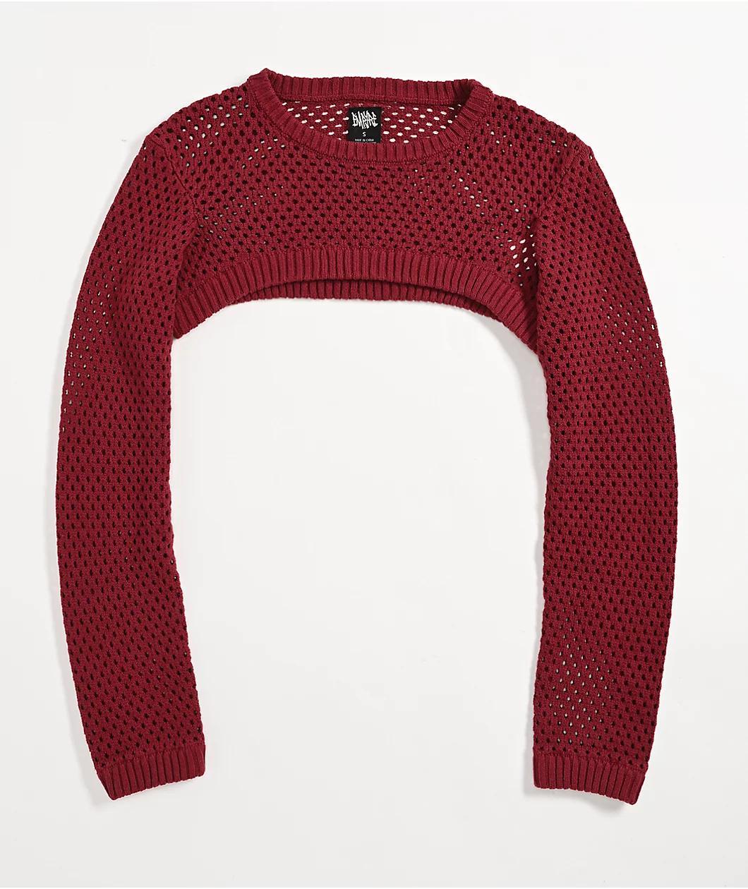 Empyre Shan Red Shrug Sweater Product Image