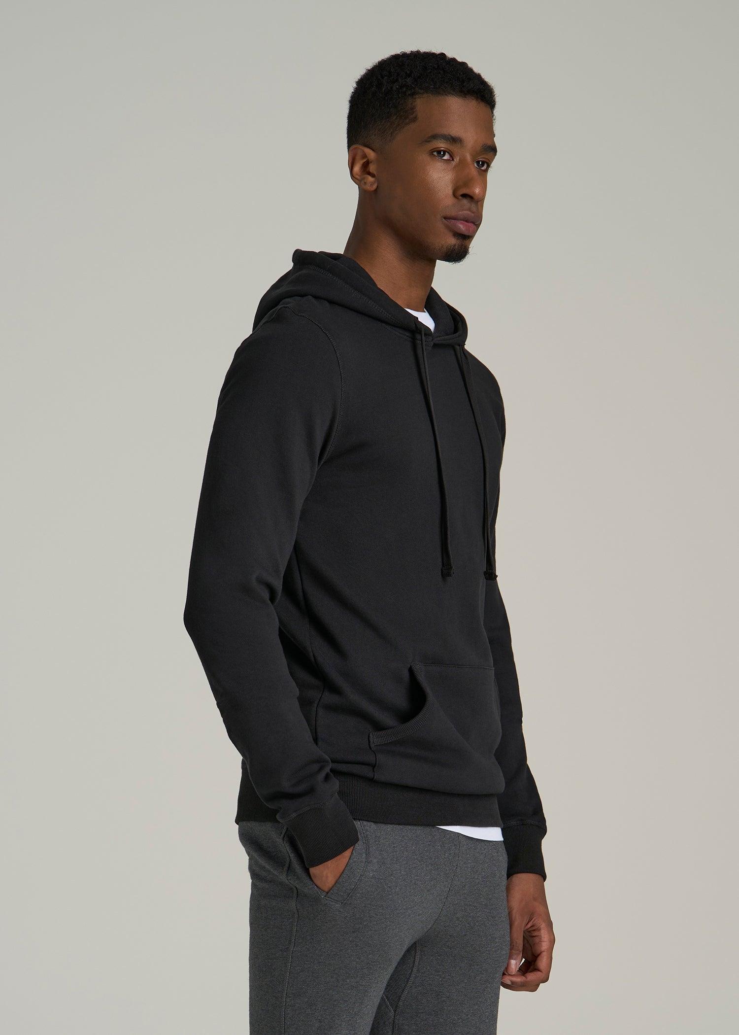 Wearever 2.0 Fleece Hoodie for Tall Men in Black Male Product Image