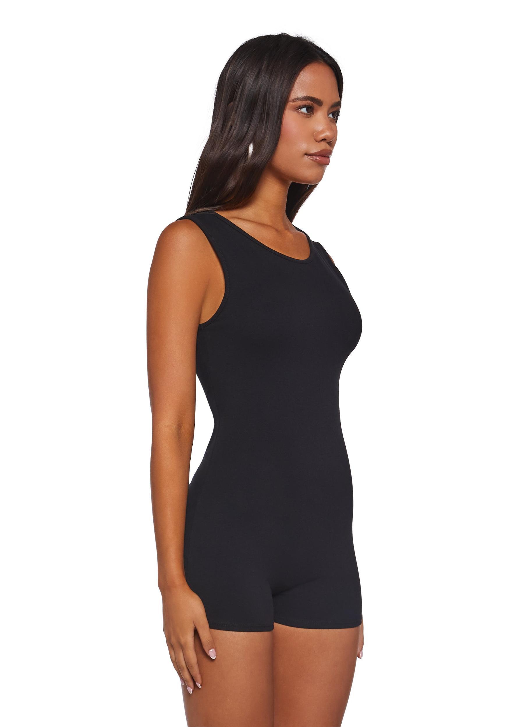 Backless Romper - Black Product Image
