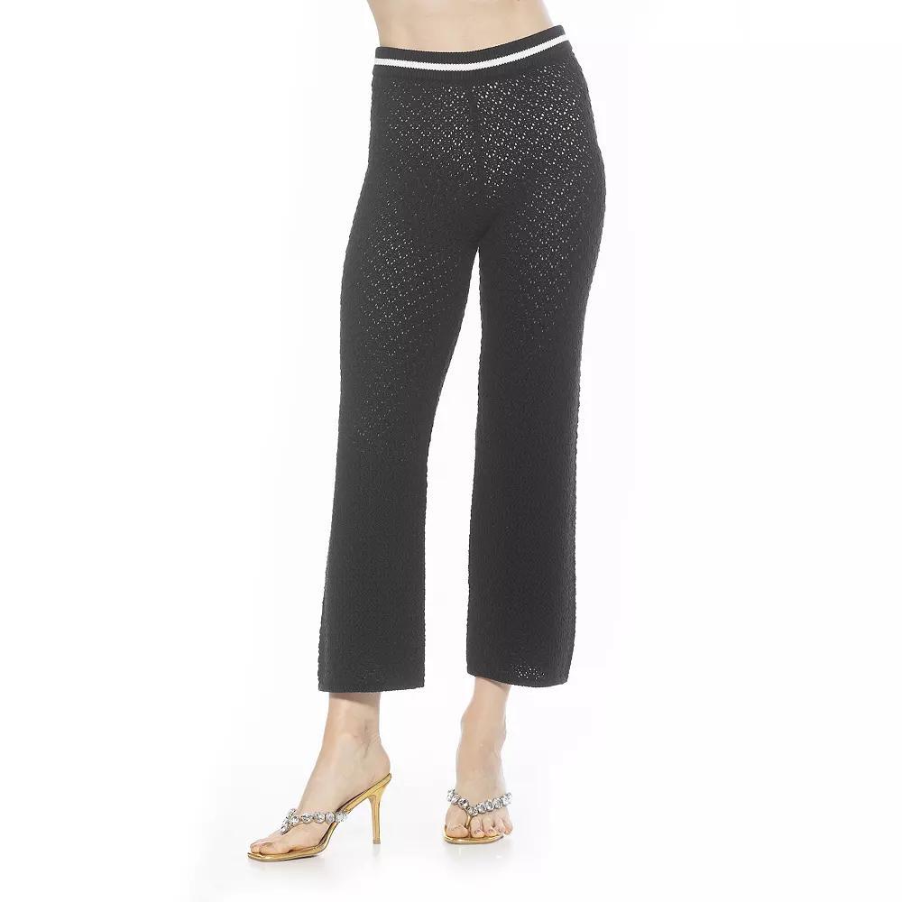 Women's ALEXIA ADMOR Kora Wide Leg Knit Pants,  Product Image