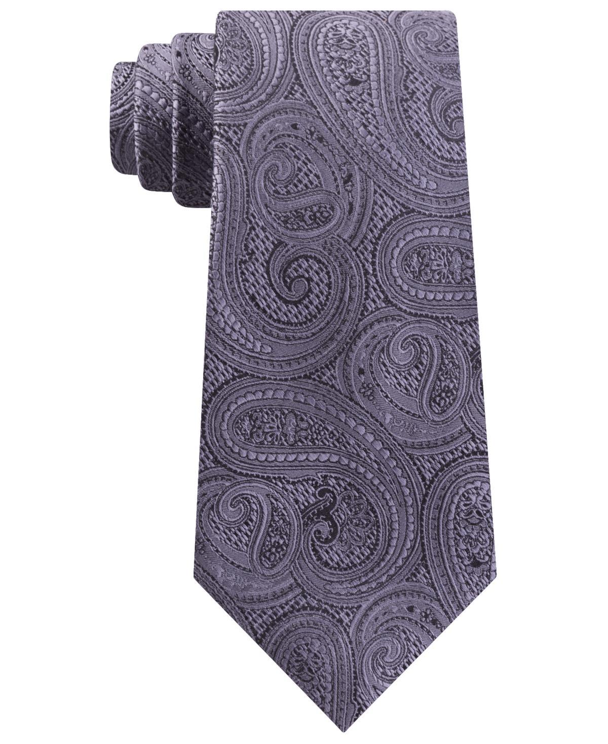 Michael Kors Mens Rich Texture Paisley Silk Tie Product Image