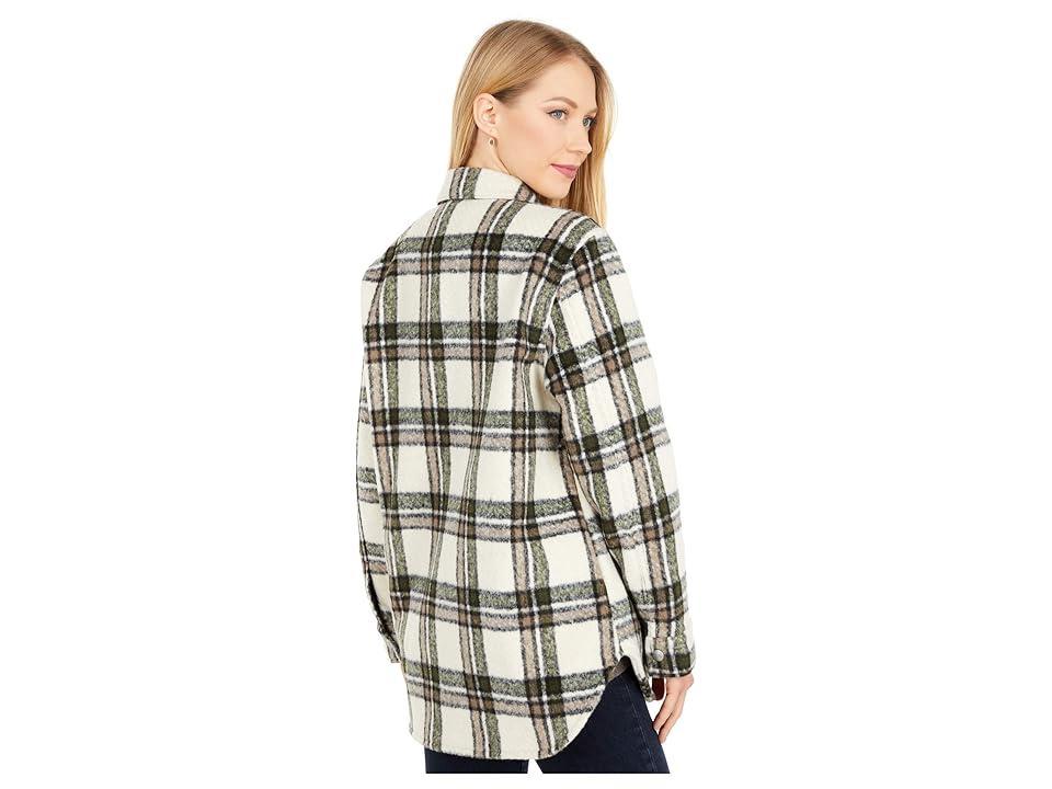 Blank NYC Oversized Flannel Shirt Jacket (Outsider) Women's Clothing Product Image