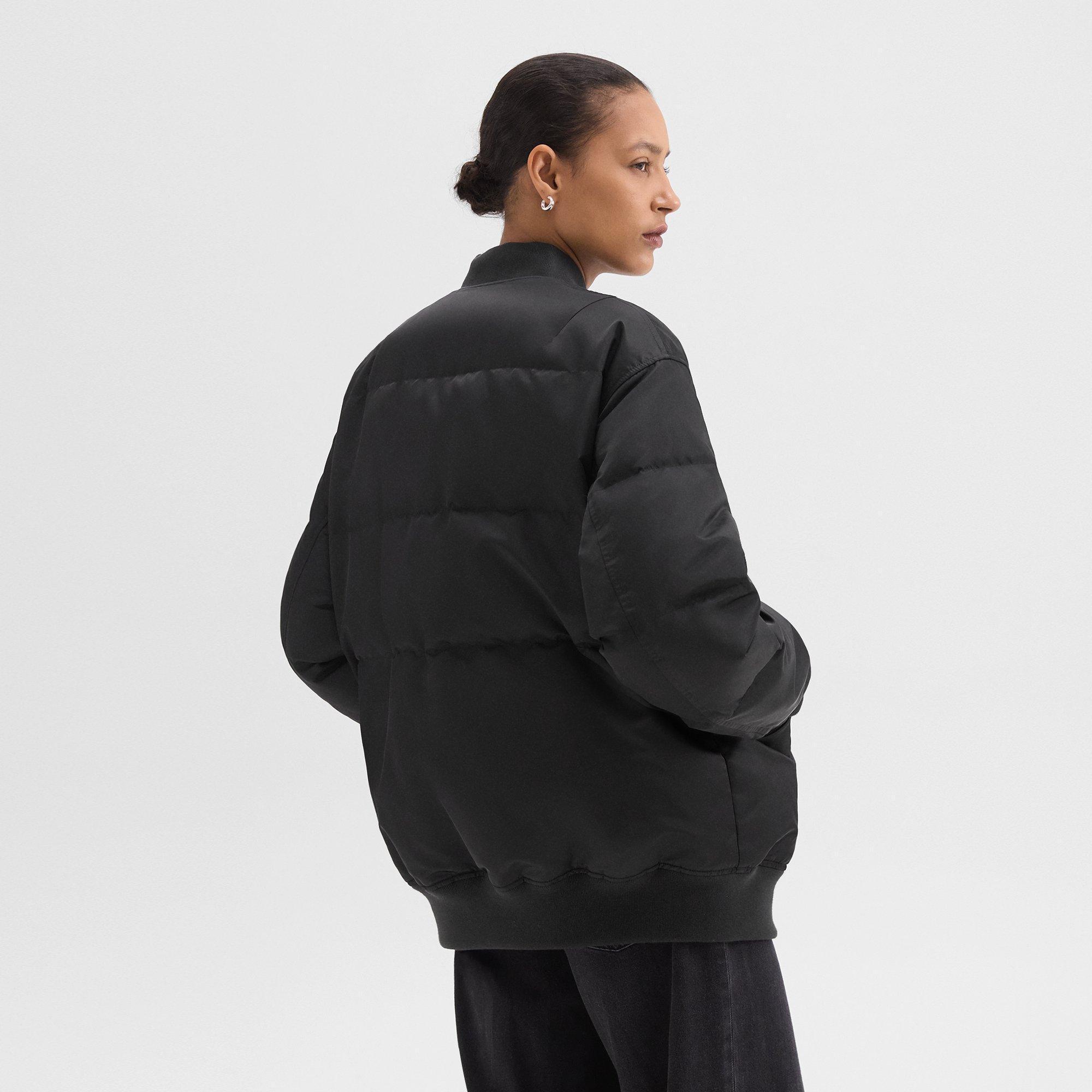 Recycled Nylon Flight Puffer Jacket | Theory Product Image