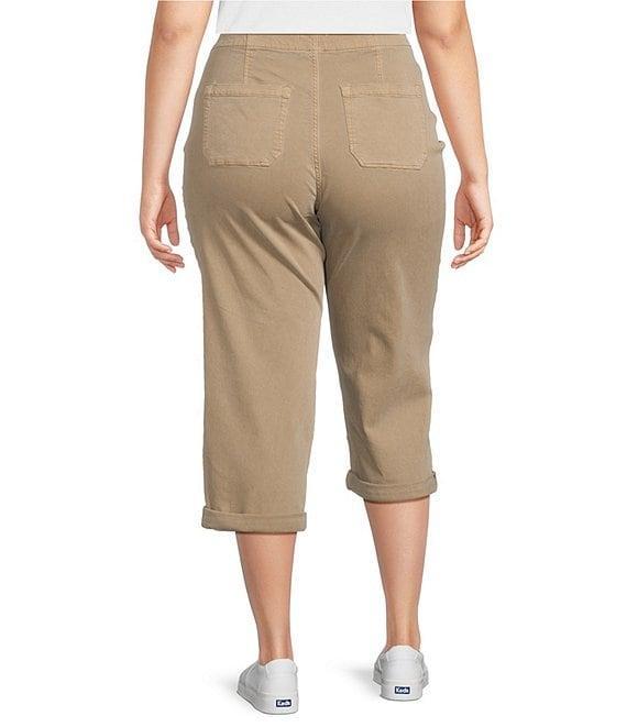 Westbound Plus Size the HIGH RISE fit Crop Pull-On Pants Product Image