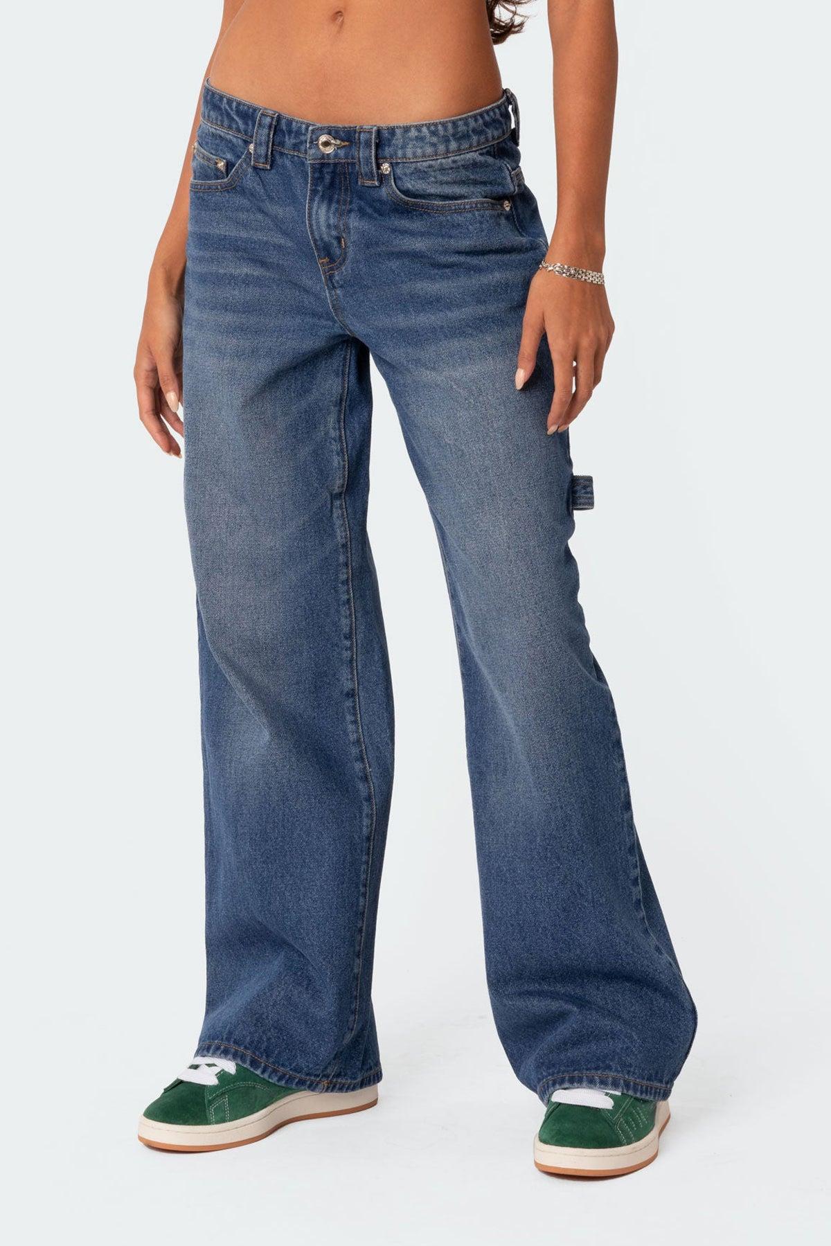 Carpenter Low Rise Jeans Product Image