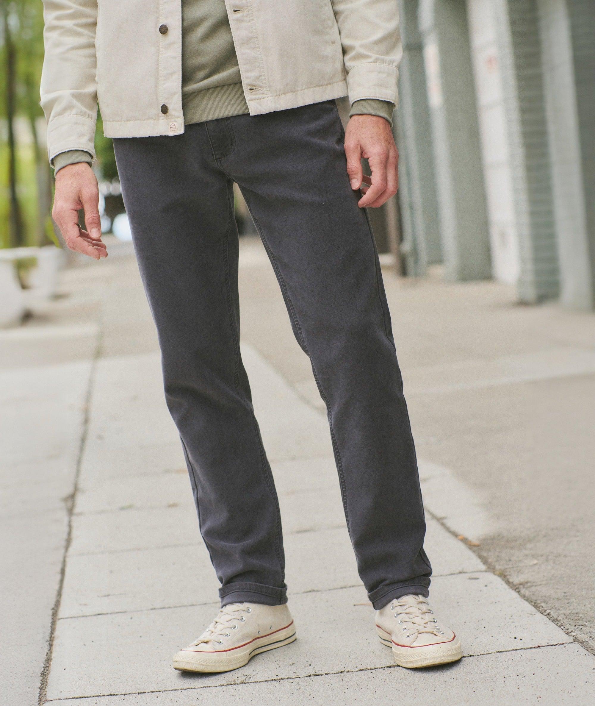 Flex Terry Slim Straight Pant Product Image