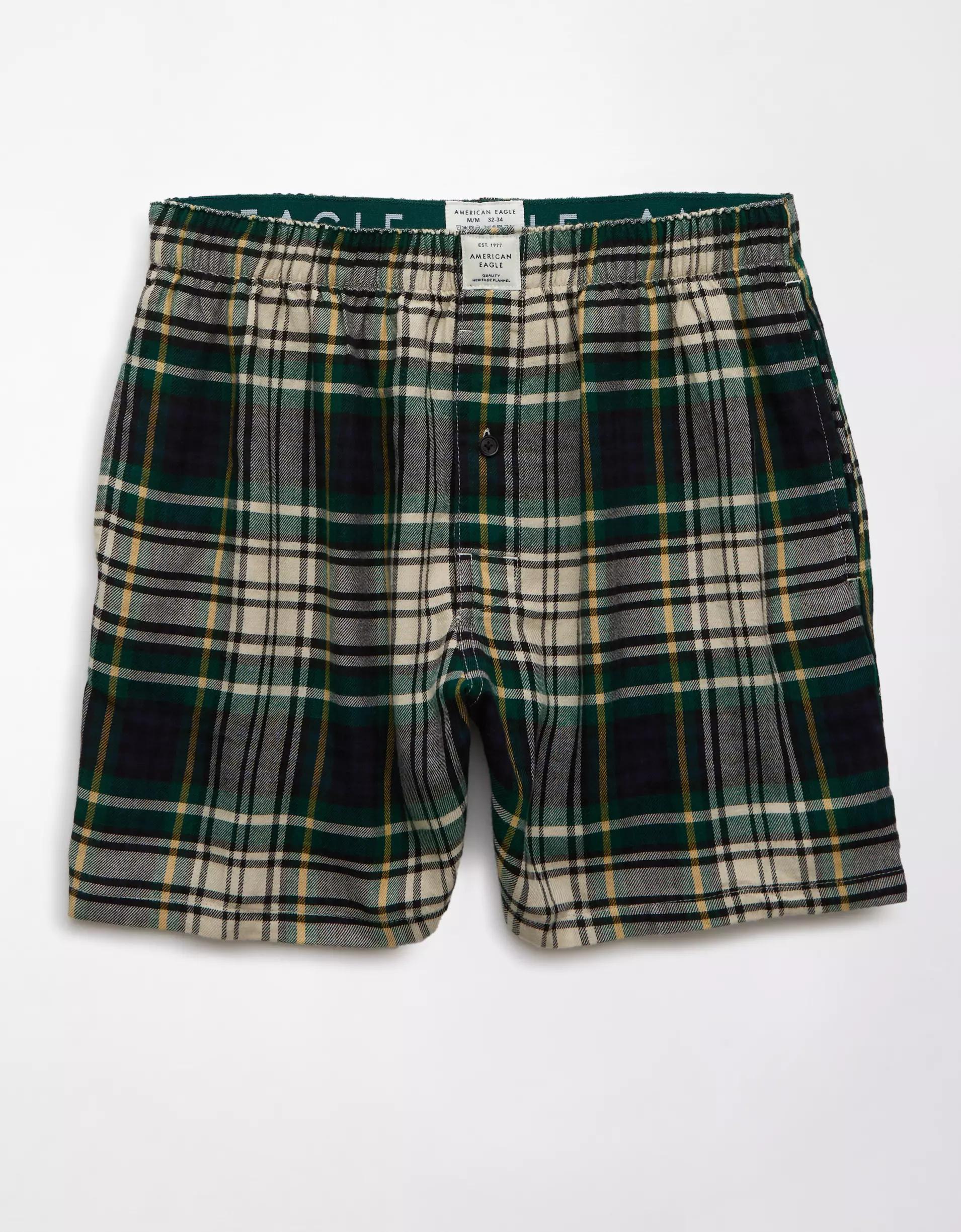 AEO Plaid Pocket Boxer Short Product Image