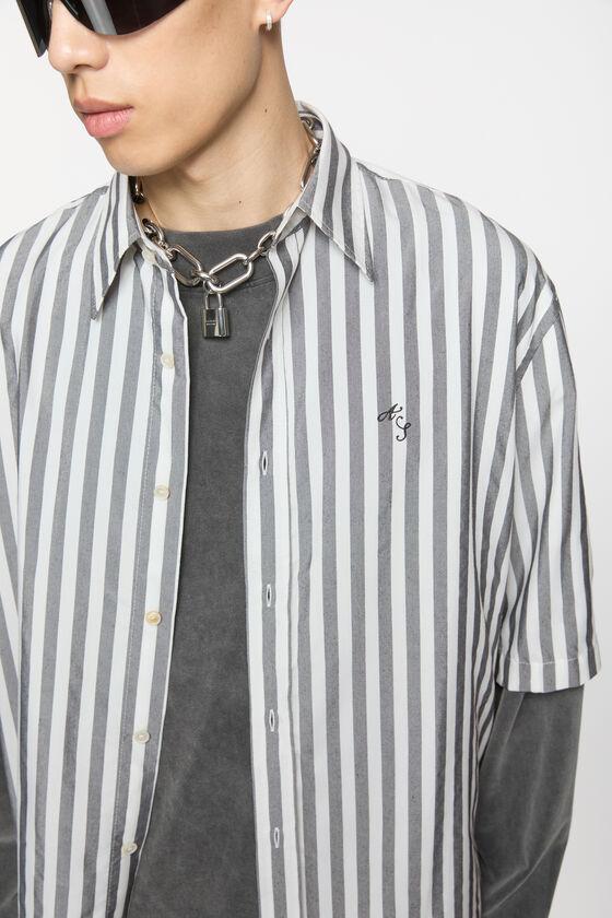 Stripe button-up shirt Product Image