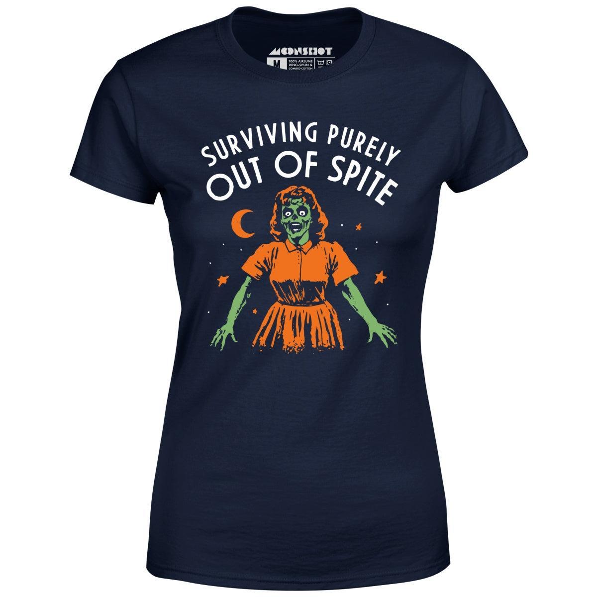 Surviving Purely Out of Spite - Women's T-Shirt Female Product Image