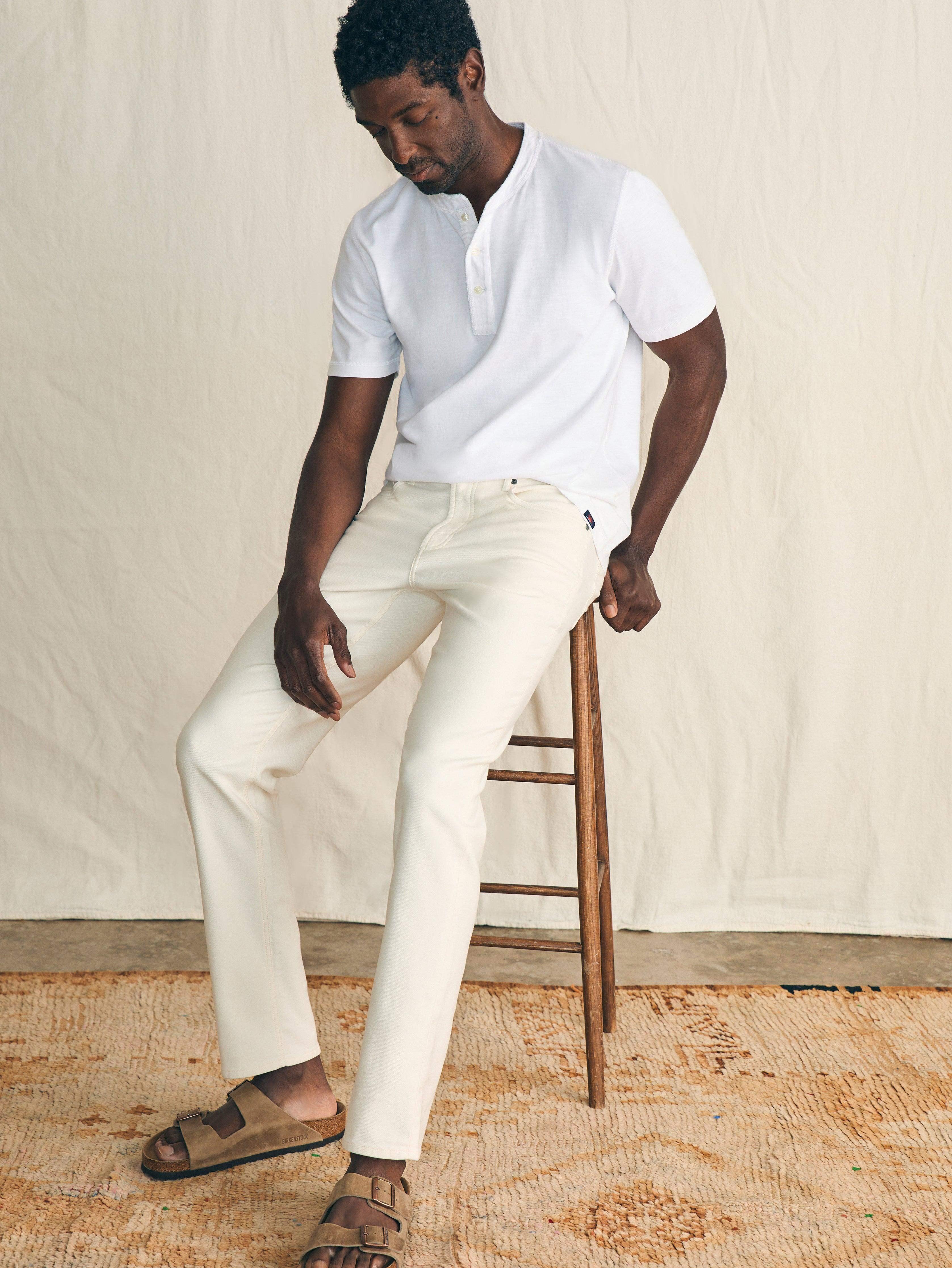 Stretch Terry™ 5-Pocket Pant - Cabo Blanco Male Product Image