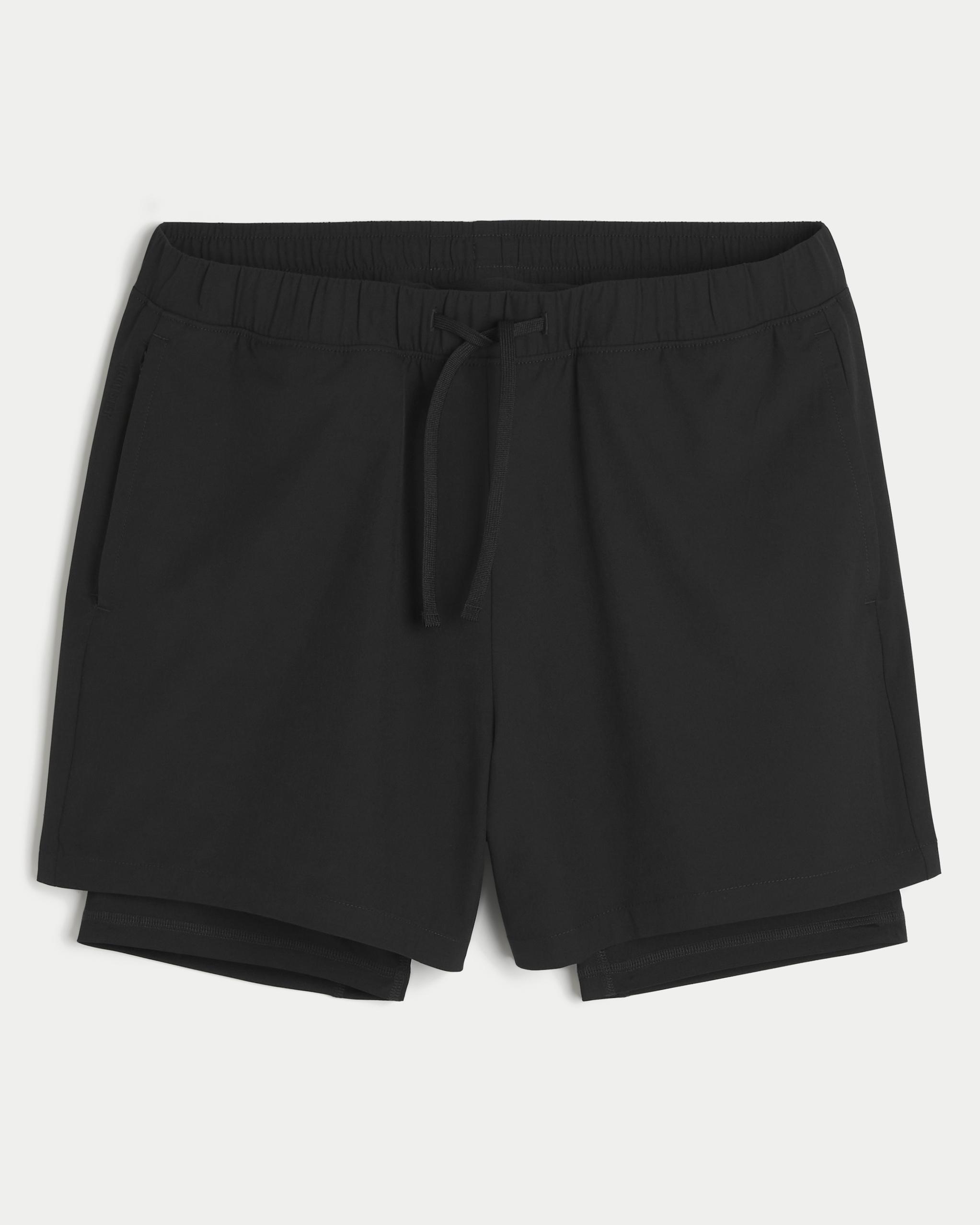 Mid-Thigh Hybrid Active Shorts Product Image