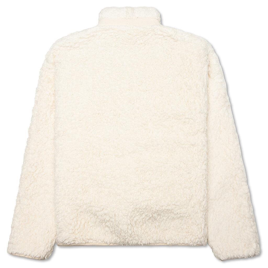 Natural Cotton Fleece Zip Jacket- Eggshell Male Product Image