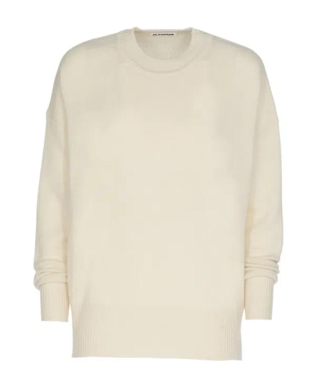 JIL SANDER Long-sleeve Knit Jumper In Nude Product Image